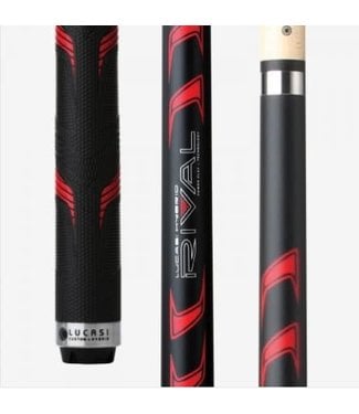 Rival LHRV23 Lucasi® Red & Black Rival Series Pool Cue