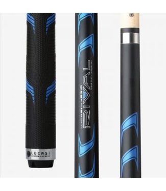 Rival LHRV21 Lucasi® Black & Blue Rival Series Pool Cue Stick