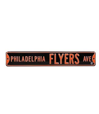 Authentic Street Signs Philadelphia Flyers Ave Metal Street Sign 6" x 36"
