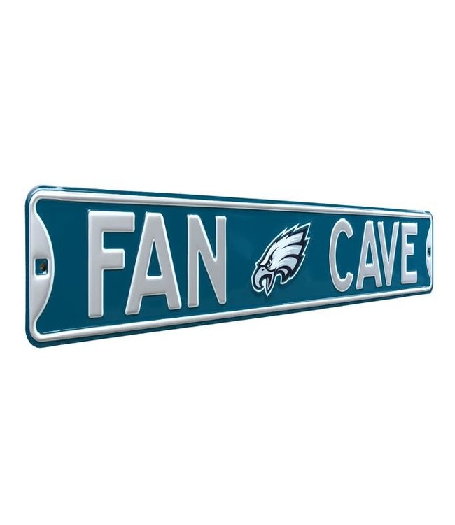 Authentic Street Signs Fan Cave Philadelphia Eagles Metal Street Sign 6" x 36"
