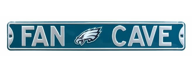 Party Animal Philadelphia Eagles Embossed Metal Sign