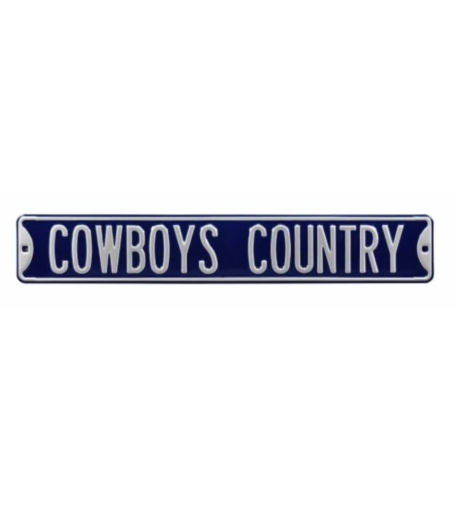 Dallas Cowboys Lighted Recycled Metal Sign