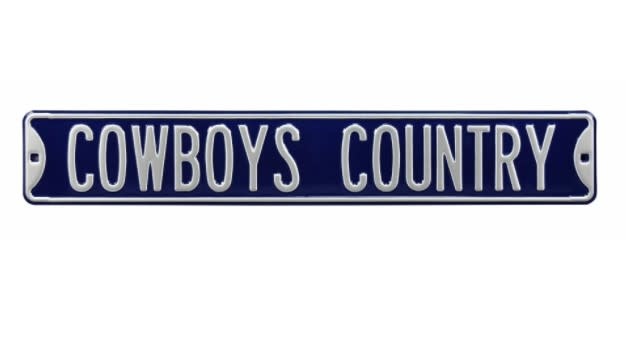 Dallas Cowboys LED Rectangle Tabletop Sign