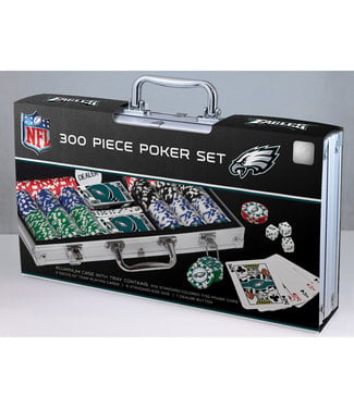 Philadelphia Eagles 300 Piece Poker Set