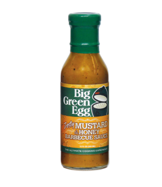 Big Green Egg 116505 Big Green Egg Zesty Mustard Honey BBQ Sauce 12FL Oz all natural gluten free No MSG