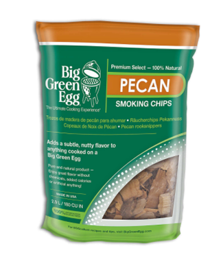 Big Green Egg 113993 Big Green Egg All Natural Pecan Wood Smoking Chips 180 cu in