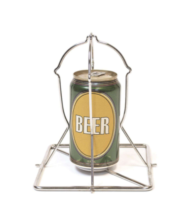 127754 Big Green Egg Stainless Steel Beer Can Poultry Roaster 1 pk