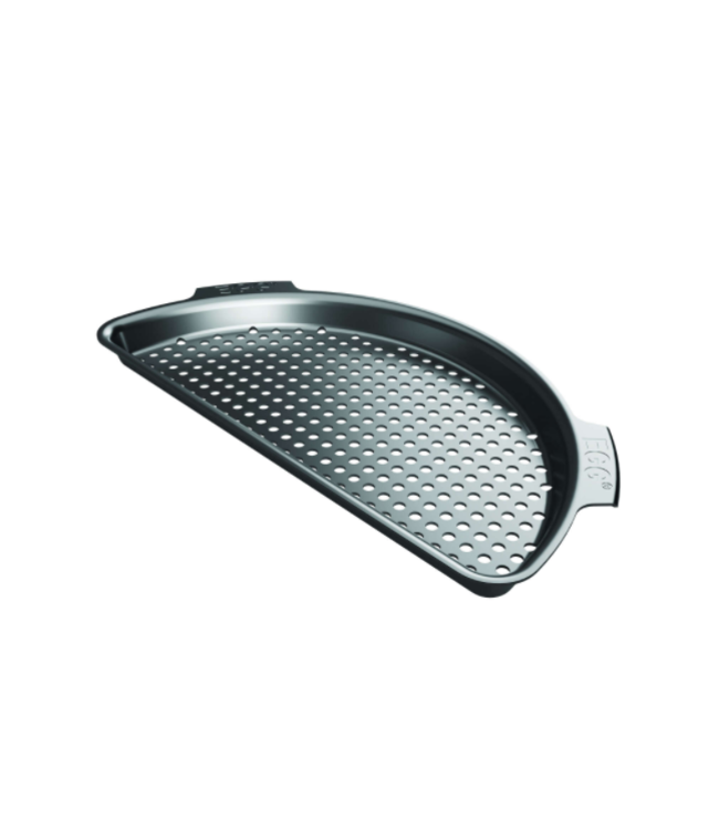 120717 Big Green Egg Large Half Moon Perforated Grid NONSTICK ALUMINUM