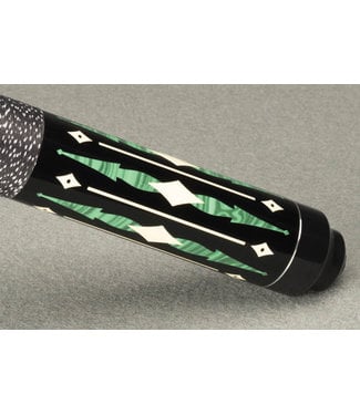 McDermott McDermott L28 Black, Green & White Lucky Cue Stick