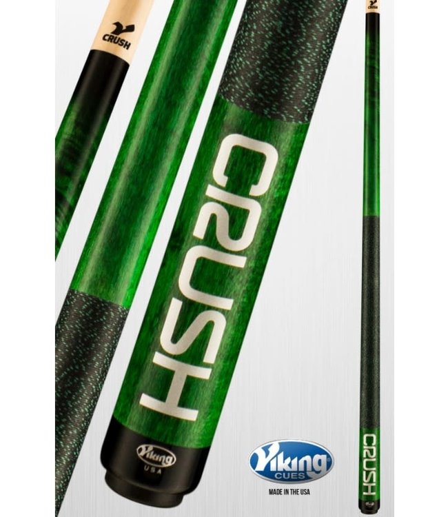 Viking cue VIKING CRUSH 3-PIECE BREAK / JUMP CUE - EMERALD GREEN