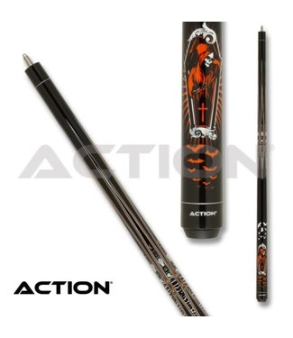 Action Action Garage Cue Stick Black w/Red Reaper ACT166