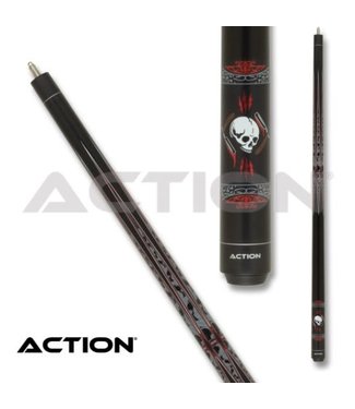 Action Action Garage Cue Stick Matte Skull & Switch Blade  ACT168