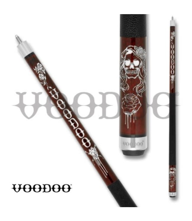 Voodoo Voodoo VOD41 Burgundy Lady Rose Cue Stick