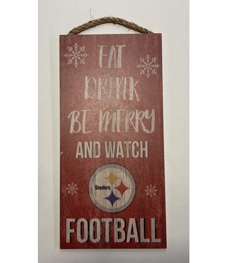 PITTSBURGH STEELERS BE MERRY SIGN - RR Games