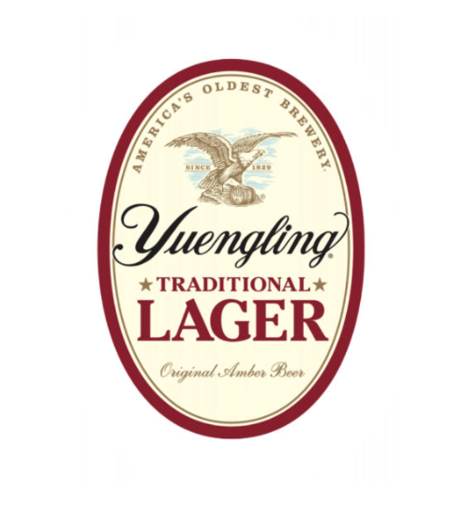 Yuengling Lager Oval Metal Sign