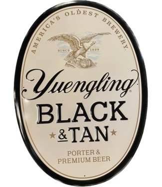Yuengling Black & Tan Metal Sign Tin