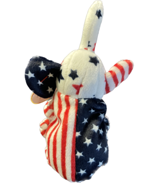 TY Righty 2000 Beanie Babies  Elephant American  Red White & Blue