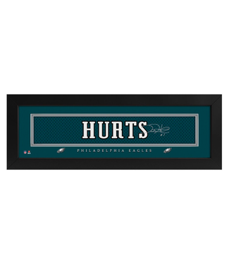 Imperial USA Jalen Hurts Players Name Plate Signature Print