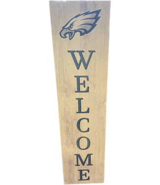 1023 Welcome Philadelpia Eagles 12x48 sign