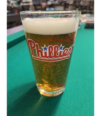 Phillies Budweiser Glass