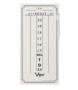 Viper Small Dry Erase Board Dart Darts Score Keeper 41-0310