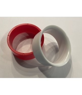 Hole Liners for Bumper Pool Table - 1 Red 1 White