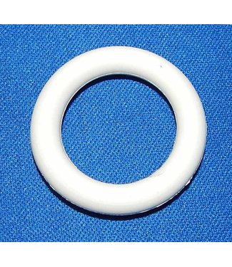 1" White Pinball rubber (each)
