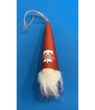 Phillies Gnome Ornament - Red