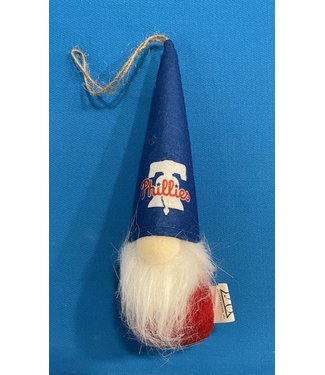 Phillies Gnome Ornament - Blue