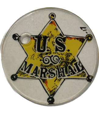 US Marshal Maverick Plastic Set NOS New  Pinball Machine Parts key Fob - Data East