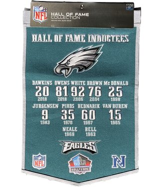 Philadelphia Eagles HOF Banner 77003
