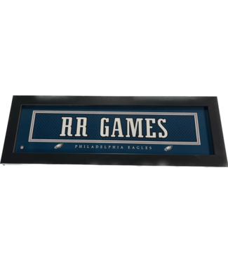 Custom Eagles Nameplate - Set your jersey color, set your name