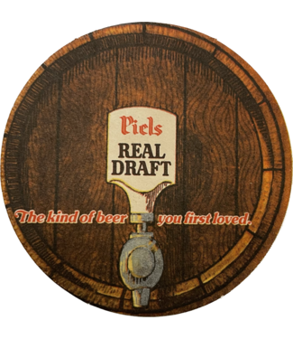 Vintage Piels Real Draft Beer Coaster - Set of 10