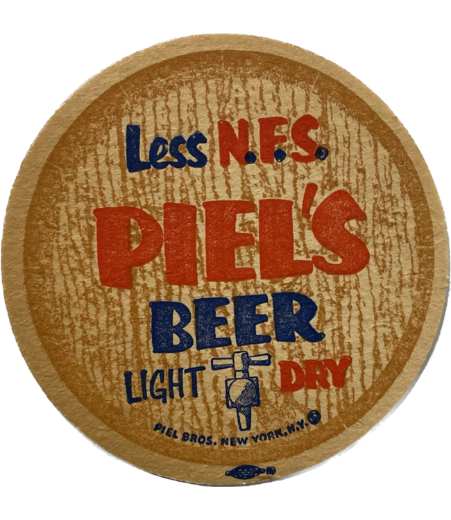 Vintage Piel s Light Dry Beer Coaster Set of 10 Coasters RR Games