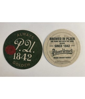 Pilsner Urquell  Beer Coasters - 12pc Coaster Set
