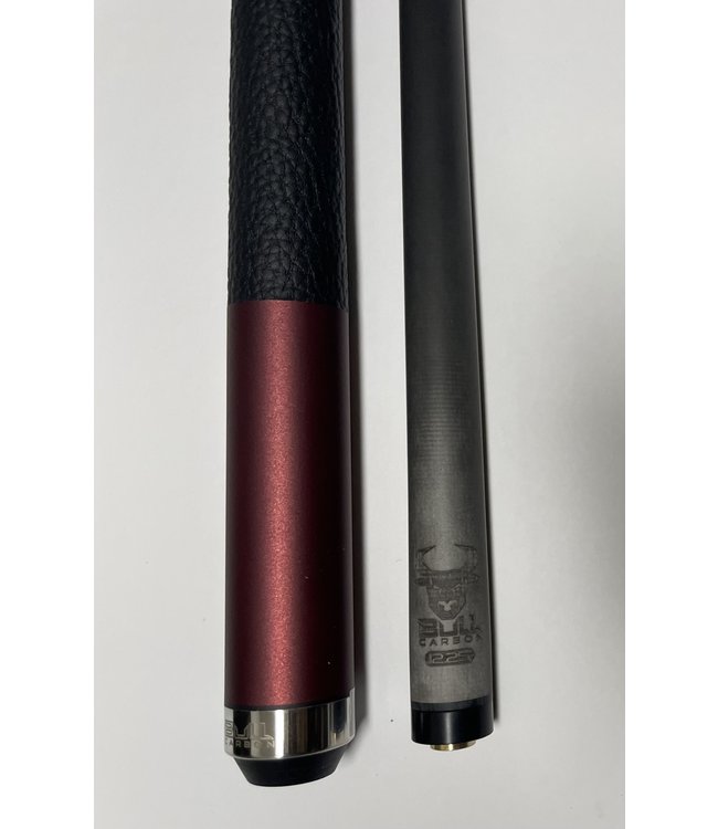 LD13C KODA CUE STICK W/ 12.25MM BULL CARBON SHAFT - Burgundy - RR