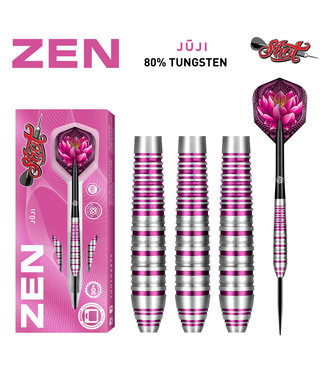 SHOT Zen Juji Steel Tip Dart Set - 80% - Tungsten- 23gm