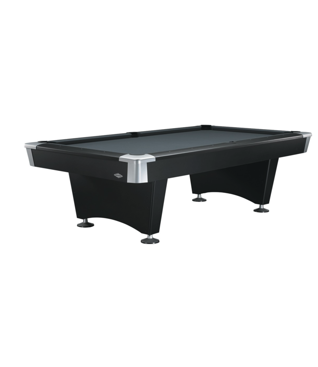 Black Wolf Pro Matte Black Billiard Pool Table RR Games