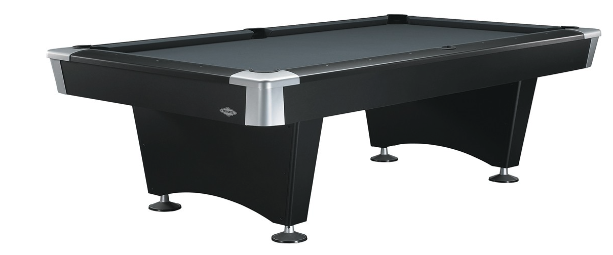 Black Wolf Pro Matte Black Billiard Pool Table RR Games