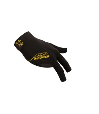 PREDATOR Predator Second Skin Black/Yellow Billiard Glove - Right Hand