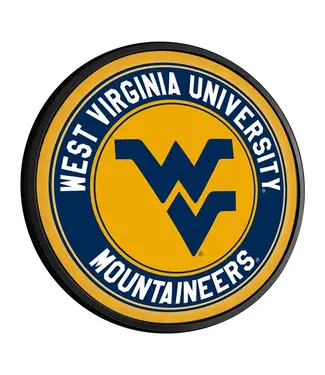 The Fan-Brand NCWVIR-130-01A WVU West Virginia University  Oval Slimline Lighted wall Sign