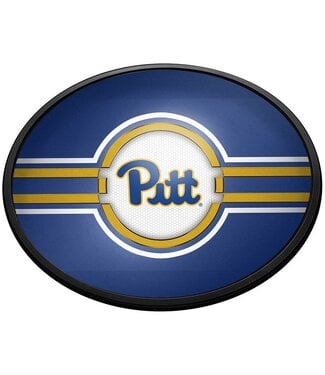 The Fan-Brand NCPITT-140-02 Pitt  Panthers Oval Slimline Lighted Sign