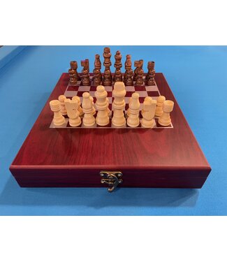 JDS Industries Rosewood Chess Set in Wooden Box