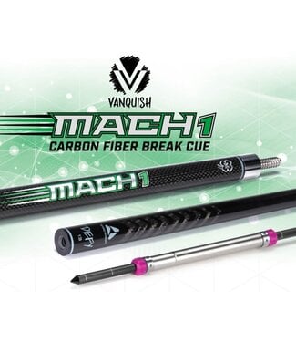 McDermott VQM1 VANQUISH Mach1 Break Cue with DEFY  Carbon Fiber Break Shaft