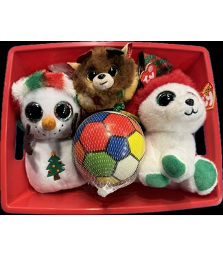 TY Ty Plush Stuffed Animal Christmas Gift Basket