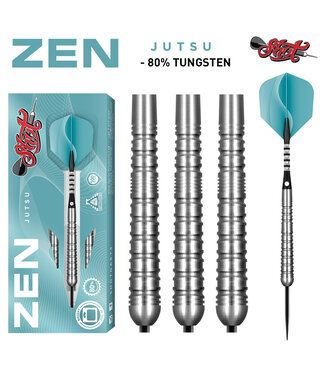 SHOT Shot! Zen Jutsu 2.0 Steel Tip Dart Set - 80% Tungsten - 24gm