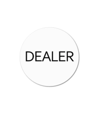 Dealer Button Small  Button For Poker Game 2"