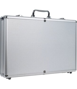 Trademark 650 Capacity Chip Case - Executive Aluminum Hard Side (Silver)