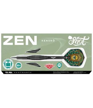 SHOT Zen Kensho Steel Tip Dart Set - 90% Tungsten