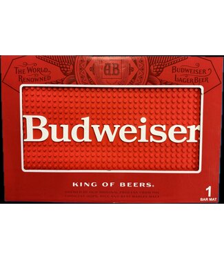 Large Budweiser King of Beers Lager Bar Matt Mat